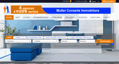 Desktop Screenshot of muller-immobilier.com