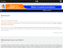 Tablet Screenshot of muller-immobilier.com